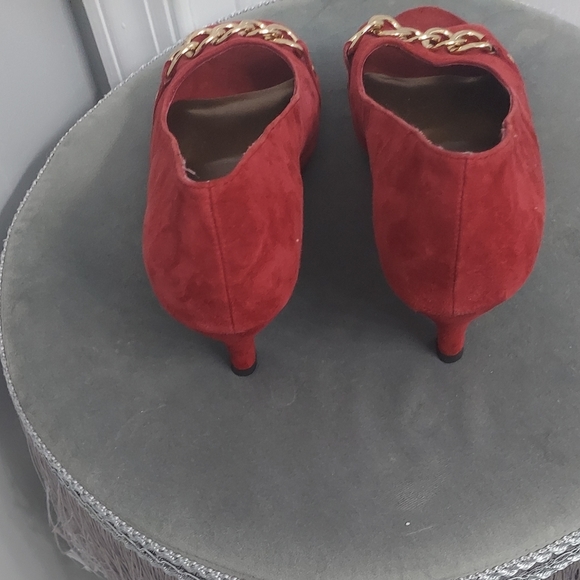 CHAIN EMBELLISHMENT❤️Aerosoles/Suede Shoes.❤ NWOT - Picture 9 of 9